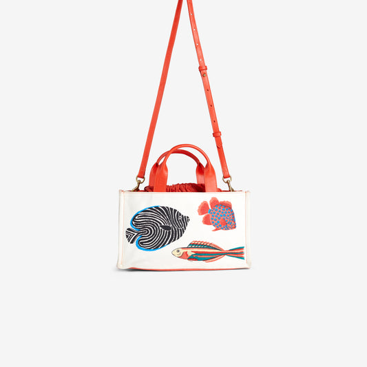 Baguette Tasche - Tuba - Weiß
