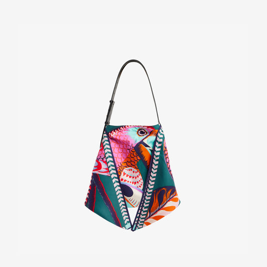 Scarf Bag - Toucan - Emerald