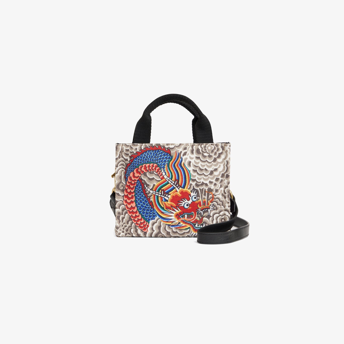 Borsa Mini Caprice - Dragon - Grigio
