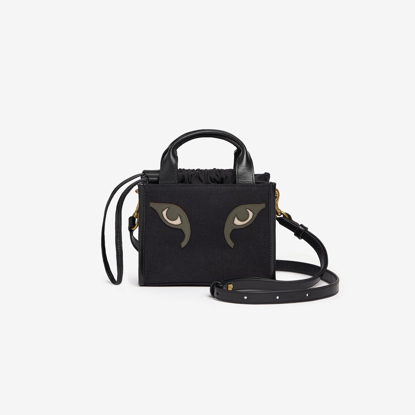 Mini Caprice Bag - Eyes - Black