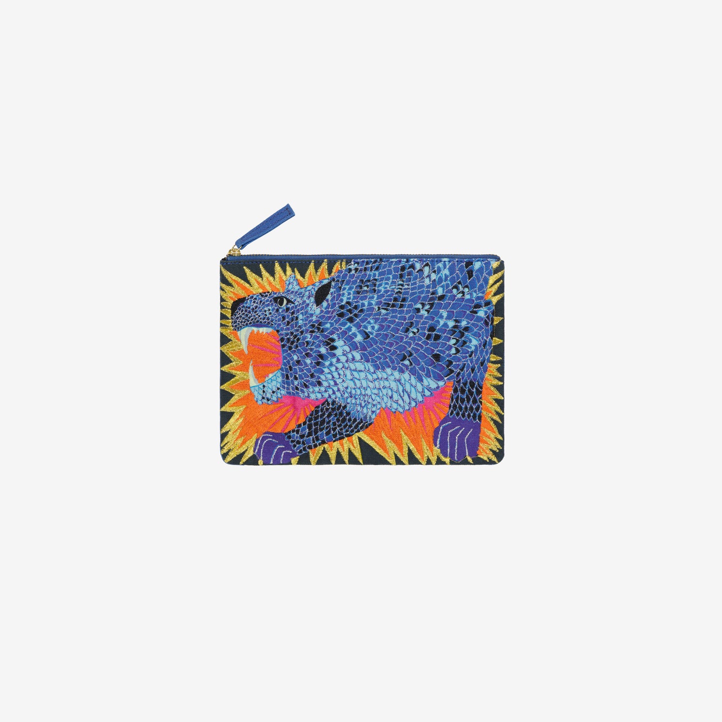 Embroidered Pouch - Neofelis - Black